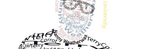 typographic portrait: Sir Terry Pratchett