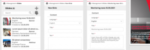 UI/UX Design: Leica Geosystems Content Management Page